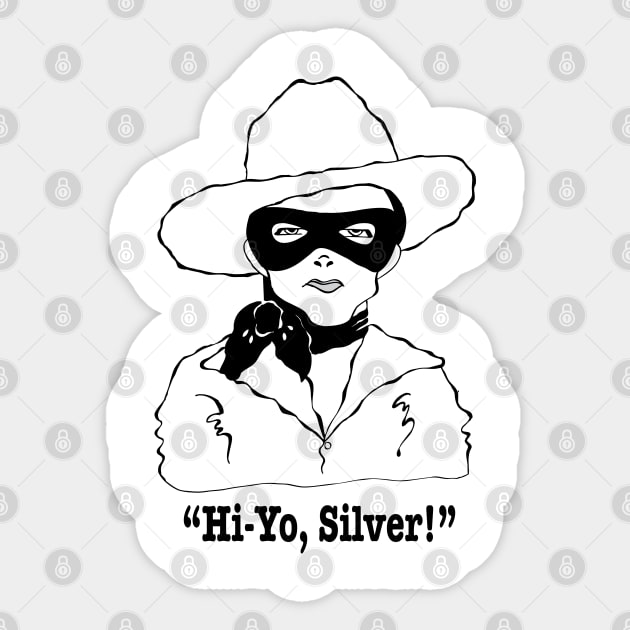 Classic western tv show Sticker by cartoonistguy